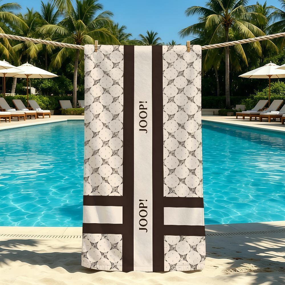 J-JOOP-ES Mode Logo Handtuch Für Outdoor Camping Strandhandtuch Super Saugfähig Schnelltrocknend Sommer Handtuch