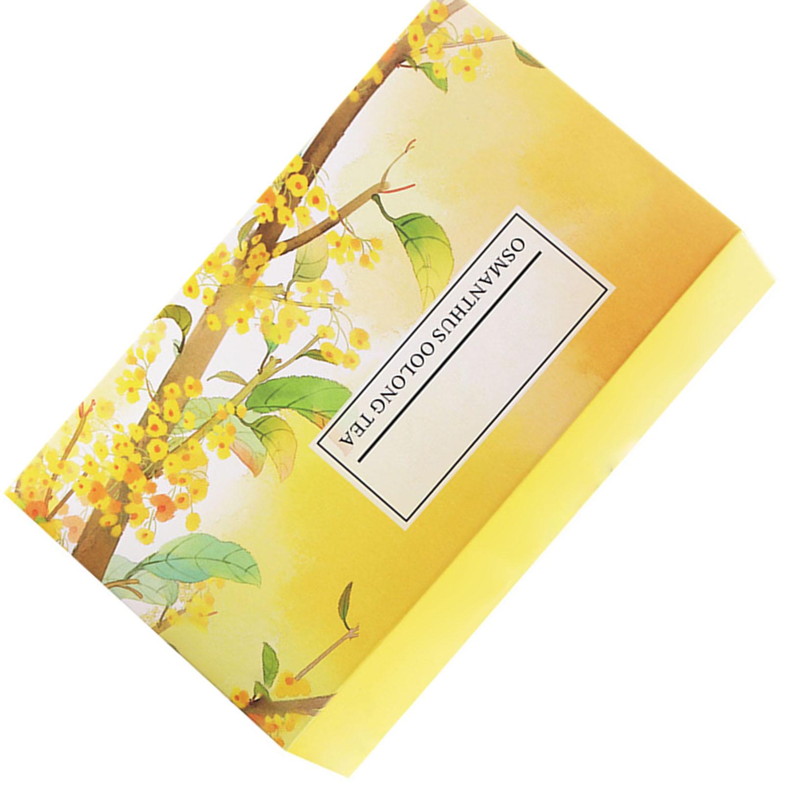 

20 штук чайного улуна с османтусом, цветочными листьями, треугольной сумкой для домашнего офиса