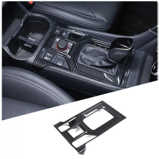 Carbon Fiber Inner Gear Shift Box Panel Frame Trim For Subaru Forester -