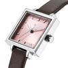 [ROMANSON] ROMANSON Renata Full Square R Pink Leather Watch RWRLLL5BF012WHPK0