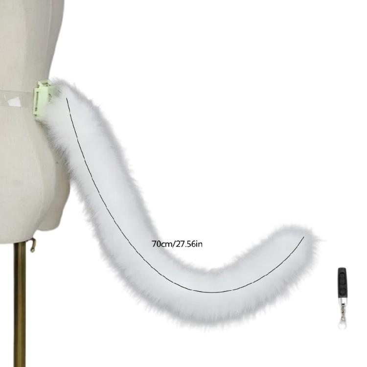 Electric Movable Wolf Cats Tail Animal Cosplays Costume Faux Furs Animal Tail