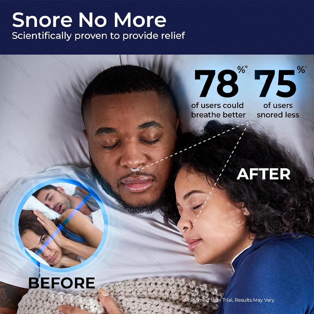 Nose Dilator Nasal Silicone Nose Clip Anti Snoring Easy Breath Preventing Snoring Help Breathe Snoring Devices Improve Sleeping