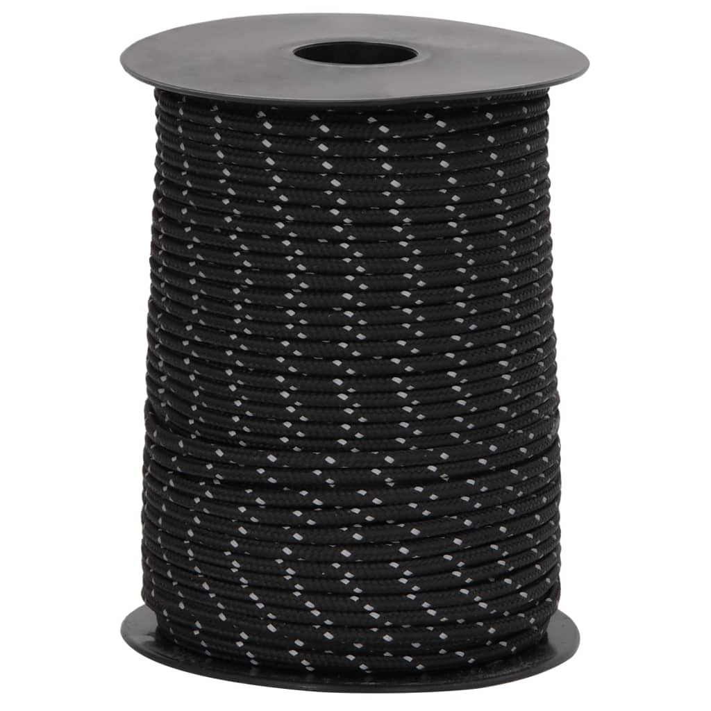 Reflective Tent Guy Line with Rope Tensioners 50 m 3 mm