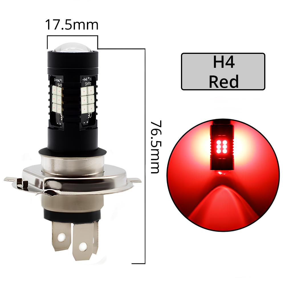 Universal Fog Light Car Tail Lights Turn Signal Reverse Brake Lamp R5W 3030 Bulb Automobiles Headlight H4/H7/H8/H16/9006 1200Lm