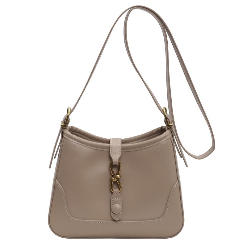 

Женская сумка нишевая на одно плечо подмышку 2025 новая высококачественная из мягкой кожи повседневная универсальная сумка-мессенджер на одно плечо