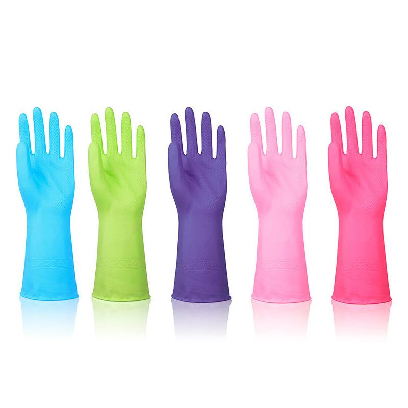 Dish Washing Gloves Thin Rubber Latex Long and Short Kitchen Dishes Washing Clothes Not Easy To Break Rubber Rubber Plastic Cleaning Housework