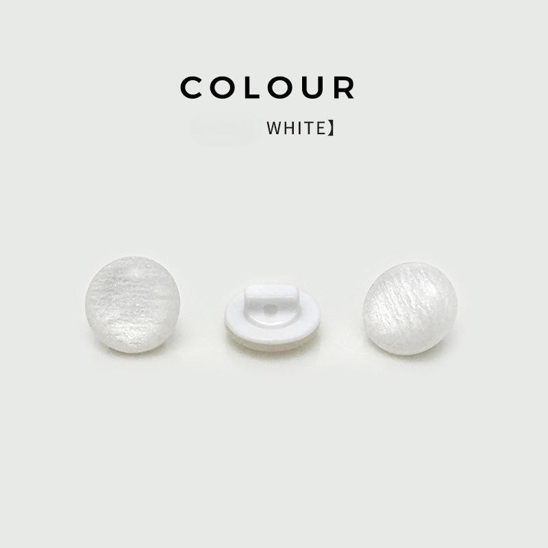 Resin Pearlescent Shirt Buttons  Women's Chiffon Lace Dress Small Buttons Round Shirt Buttons Baby Cardigan Buttons