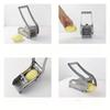 Kitchen Potato Cutter Stainless Steel Multi-Functional Cucumber Slicer Potato Chipper