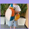 Adorable Cartoon Duck Design Children's Backpack With Detachable Front Pouch For School