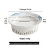 Ceramic Deep Serving Dish with Candle Warmer Base