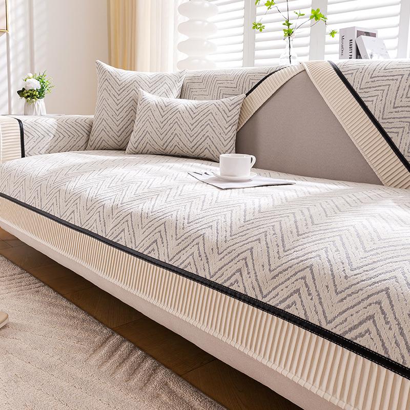 Light Luxury High-End Chenille Sofa Cushion Universal In All Seasons  New Non-Slip Seat Cushion Leather Sofa Cover Cover Cloth