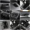 For Haval H6 3rd Gen -2024 Car Center Console Part Trim Modify Carbon Fiber Color Change Stainless Steel Decoration Sticker