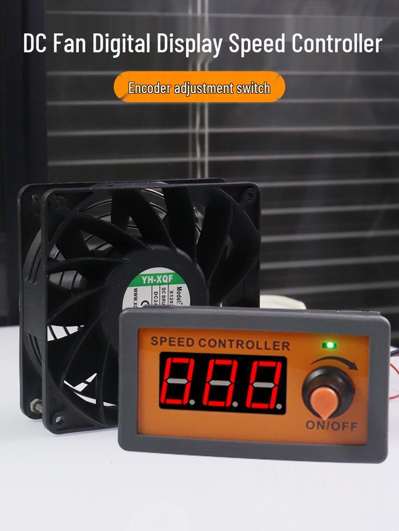 Цифровой контроллер вентилятора PWM: Регулятор скорости 5В-24В для бесщеточных вентиляторов