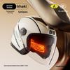 BYB A-Class 3C Certified Universal Helmet with Anti-Fog Dual Lens for Motorcycle/Electric Vehicle (Four Seasons).