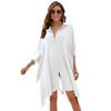Stylish Bamboo Cotton Loose Bikini Cover-up Cardigan for Beach and Sun Protection
