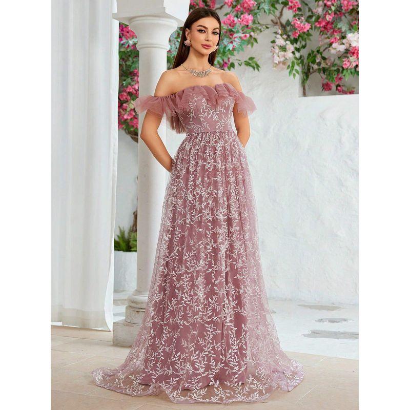 

Evening dress Birthday Party Banquet Performance Temperament Guest dresses Western Style Graduation Performance Long dress Sexy Party Dress Picture Color---Al31234 S