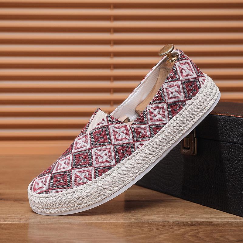 

Летняя новая мужская тканевая обувь мужская обувь-чехол на одну педаль с низким верхом дышащая повседневная ленивая обувь на мягкой подошве мужская повседневная обувь 44