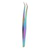 Curved Tip Eyelash Tweezers Stainless Steel Grafting Lash Extension Tweezer Nipper