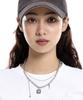 Cream Soda Lab Smile Pendant Layered Chain Necklace