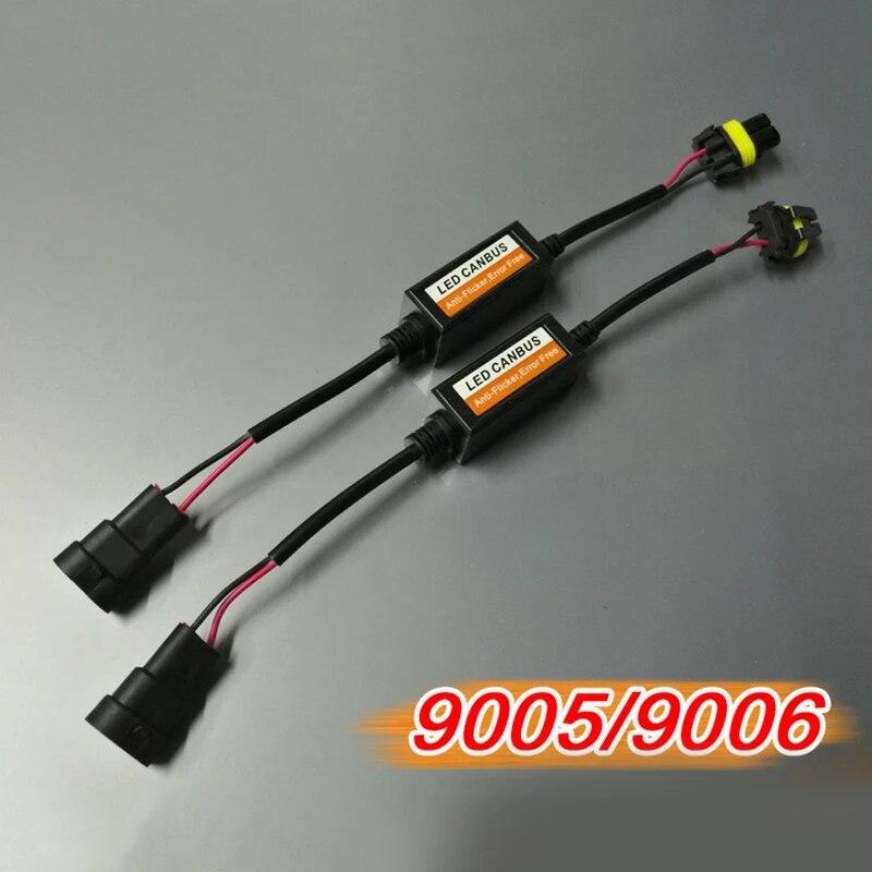 1Pair Led Canbus Decoder Lamp Failure Elimination Resistor H1 H4 H7 9005/9006/9012 Headlight Canceller Car Light Accessories