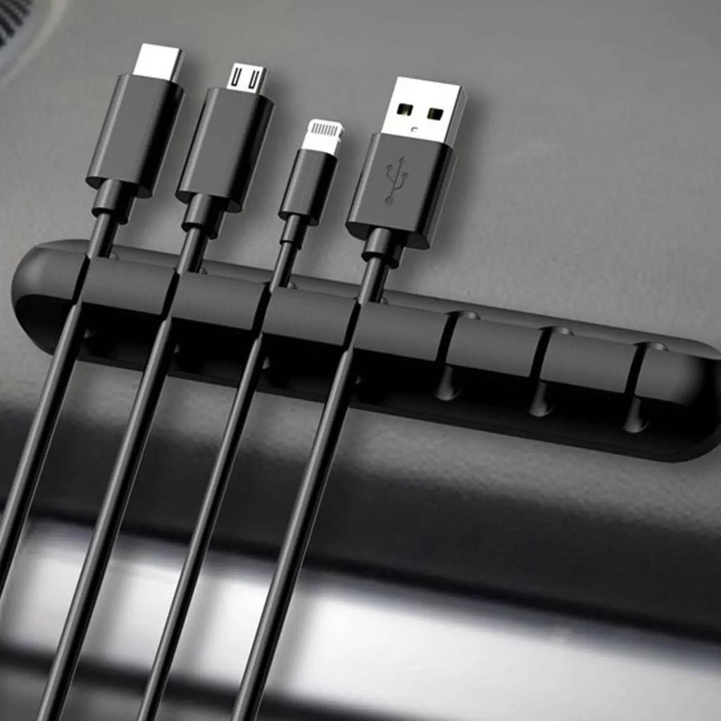 1 pc-Wire Manager USB Wire Management Clip, suitable for 3-pack cable clips in cars, homes, and offices