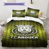FC Arouca Pattern Bedding Set Quilt Cover Pillowcase Home Decor Gift (1 * duvet cover + 2 * pillowcase, without core)