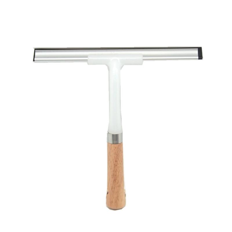 Squeegee for Shower Glass Door Shower Squeegee for Cleaning All-Purpose Squeegee Wood Handle for Window Mirrors Tiles 1