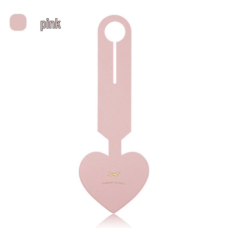 Leather Luggage Tag: Anti-Loss Name Tag for Suitcases and Boarding Passes