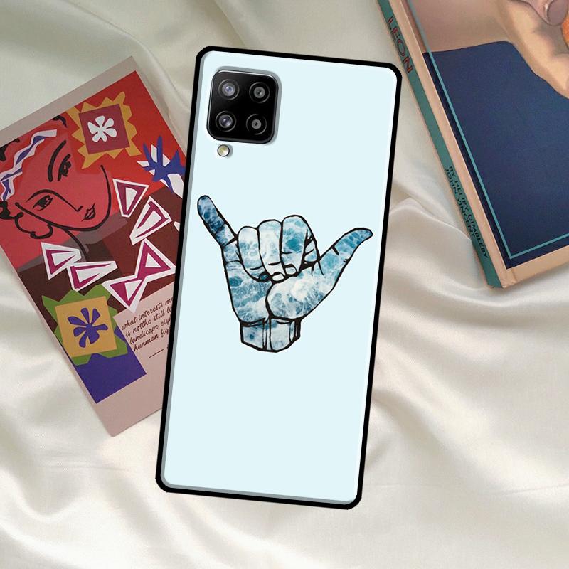 Surfer Surf Hang Loose Shaka Case For Samsung Galaxy A56 A36 A06 A13 A53 A32 A12 A22 A52 A35 A26 A16 A55 A15 A54 A34 A14