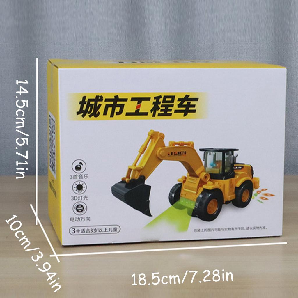 Remote Control RC Engineering Vehicle Electric Cars Model Toy 5-Channel Toy Cars