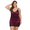 European & American Plus Size Sexy Lace Lingerie Nightdress