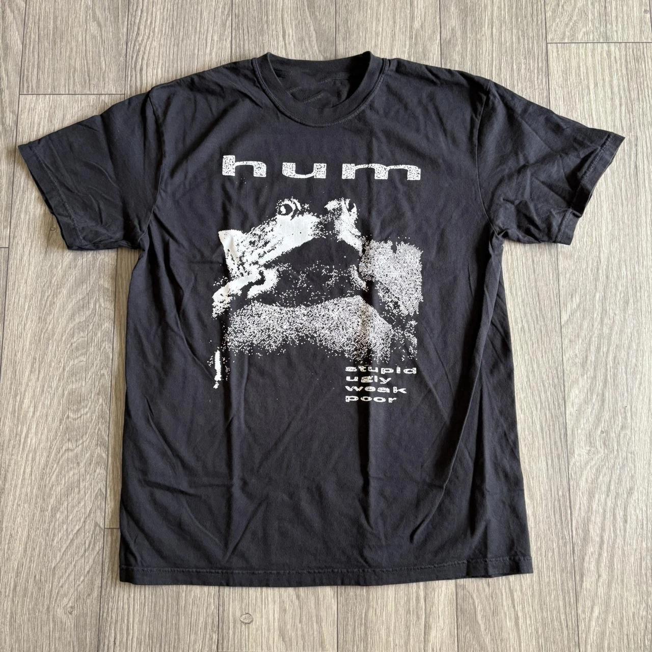 HUM Band Collection Black Cotton T-Shirt Alternative Rock Graphic Tee S-5XL S
