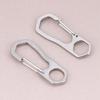 Stainless Steel Keychain Carabiner 2 5Pcs Strong Spring Clip Buckle for Outdoor Camping Gear Fastening