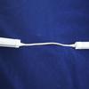 20cm T5 T8 Double End 3 Pin LED Tube Connector Cable Wire Extension Cord for Integrated LED Fluorescent Tube Light Bulb White