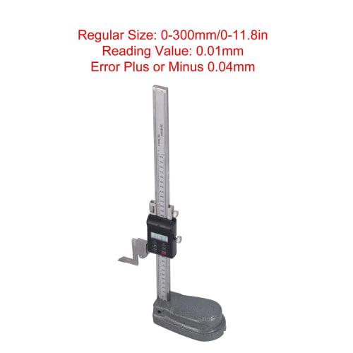 Electronic Height Gauge, Reliable Operation for Measuring Machining, Stainless Steel, Woodworking Height Gauge