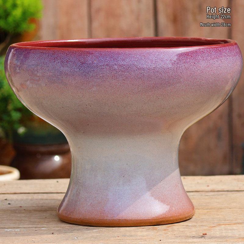 Extra Large Ceramic Succulent & Flower Pot for Trees and Plants