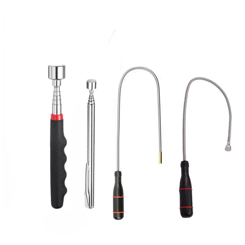 Telescopic Magnetic Pickup Tool with Light
