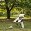 Portable Folding Camping Chair With Mesh Backrest For Fishing Camping Beach Outdoor Use