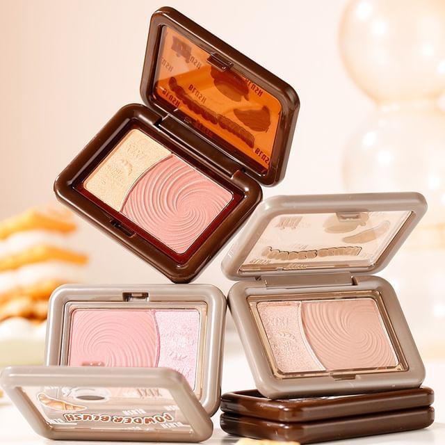 

xixi - Funny Cheese Soft Mist Powder Blush - 5 Colors 5 Light Root - 3g+1.8g