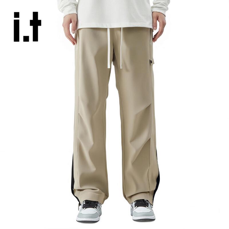 OVERPROTECTION it Men s Wide-Leg Straight Casual Pants 4XL