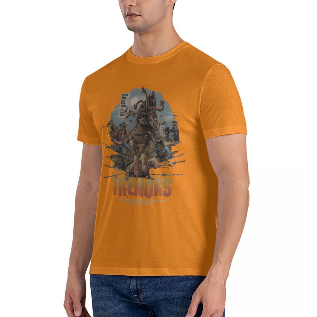 Tremors T Shirt Men Fashion Casual Short Sleeve T-shirt Aesthetic Vintage Oversized T-shirts