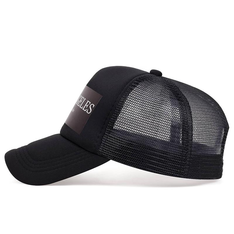 Men's Los Angeles Print Net Baseball Cap Outdoor Breathable Sports Hat Women Sunscreen Hats Trucker Hat Hip Hop Caps