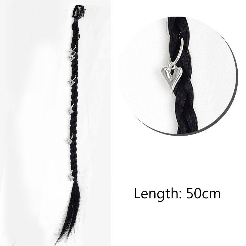 

Synthetic 1Pcs Braid Wig With Strong Bb Clip Lightweight Box Braid Ponytail Hair Piece For Women A15