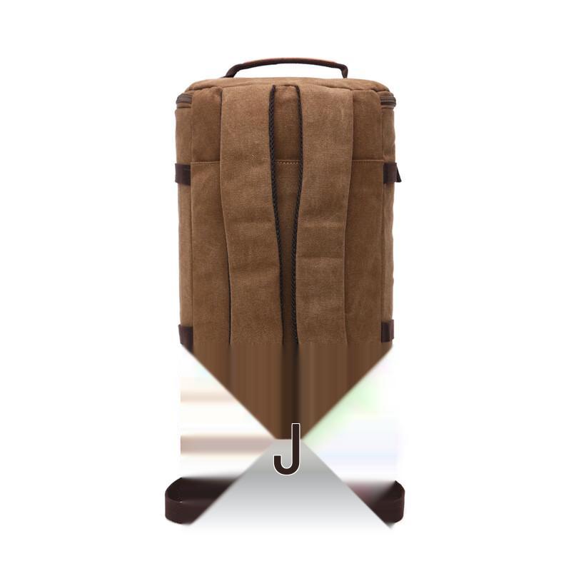 Herren Leinwand Zylinder Reise Rucksack