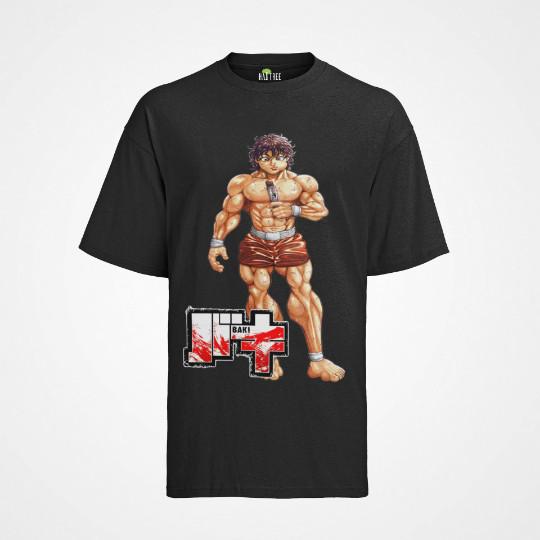 

Bio T-Shirt Herren Baki Hanman Yuujirou Son of Ogre Anime Manga Eat Candy 4XL