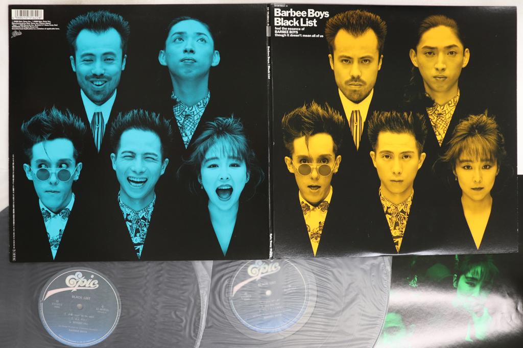 LP Record BARBEE BOYS - Black List 323H50145 EPIC 1988 Japan Japanese Pop/Rock Used