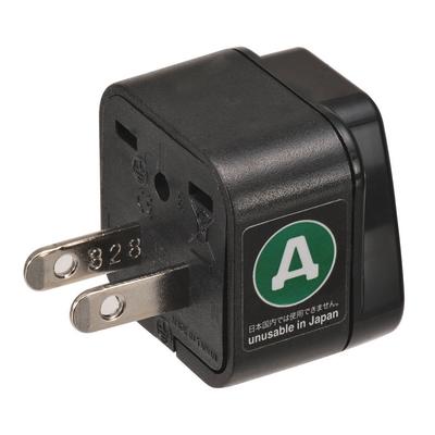 Conversion Adapter Plug for Overseas Travel Eleplug A Type 10A 250V Exception Approved Product Road Warrior RWG-P001 (America, Canada, Taiwan, Mexico,