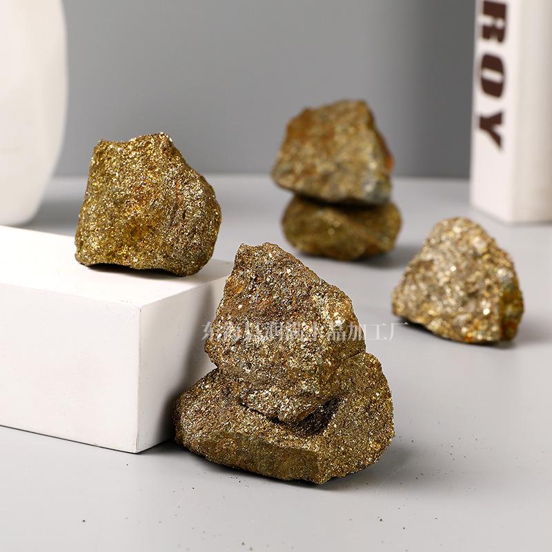 

Pyrite Rough Crystal Symbiotic Mineral Ore Display Piece 1-2 cm, 100g