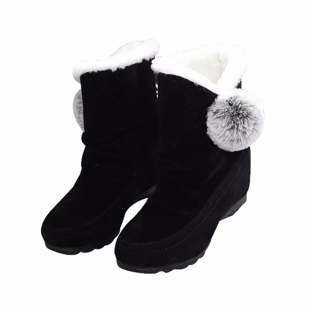 Buy Women Fashion Ankle Boots Flats Casual Shoes Warm Suede Shoes