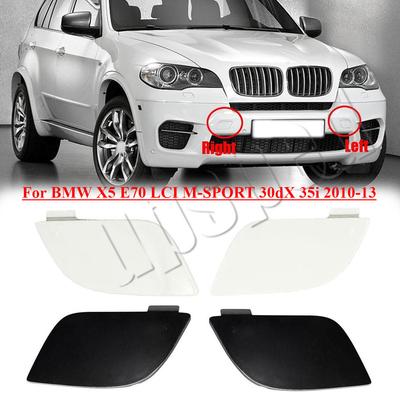 Front Bumper Tow Hook Eye Cover Cap For BMW X5 E70 LCI M-SPORT 30dX 35i 2010-13